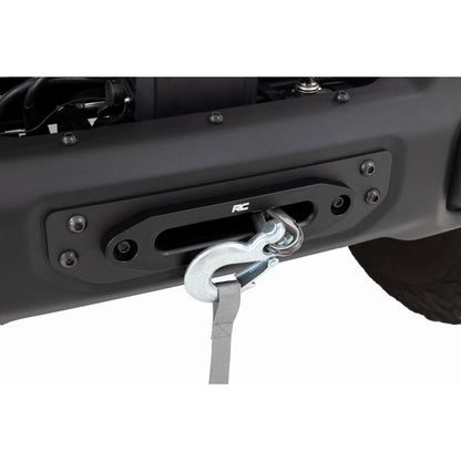ROUGH COUNTRY Winch Mounting Plate | Modular Steel OE Bumper | Jeep Gladiator JT/Wrangler JL (18-25) | 10652