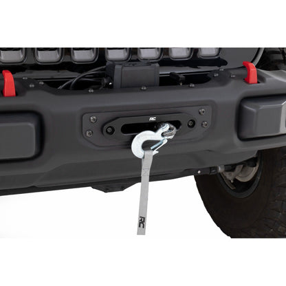ROUGH COUNTRY Winch Mounting Plate | Modular Steel OE Bumper | Jeep Gladiator JT/Wrangler JL (18-25) | 10652