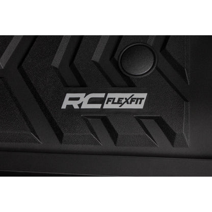 ROUGH COUNTRY Flex-Fit Floor Mats | Front | Ford F-250/F-350 Super Duty 2WD/4WD (2017-2026) | FF-5171