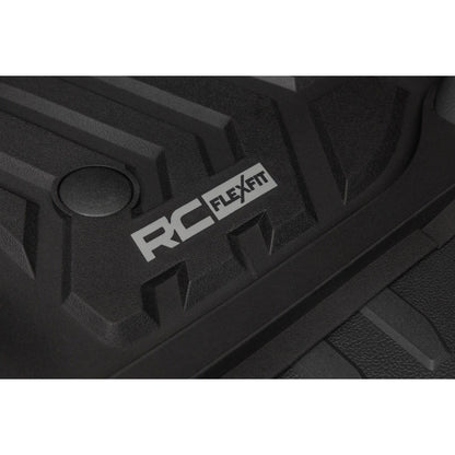 ROUGH COUNTRY Flex-Fit Floor Mats | Front | Ford F-250/F-350 Super Duty 2WD/4WD (2017-2026) | FF-5171