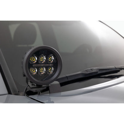 ROUGH COUNTRY LED Light Kit | Ditch Mount |  3" OSRAM | Wide | Toyota Tacoma 2WD/4WD (16-23) | 71084