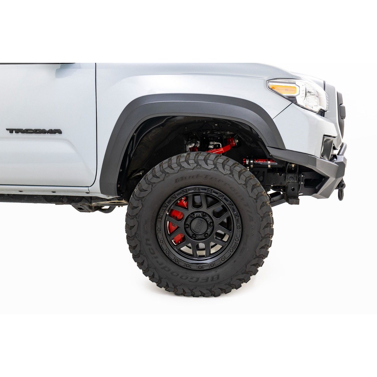 ROUGH COUNTRY Red Forged Upper Control Arms | 3.5" Of Lift | Toyota 4Runner (10-24)/Tacoma (05-23)  | 74201ARED