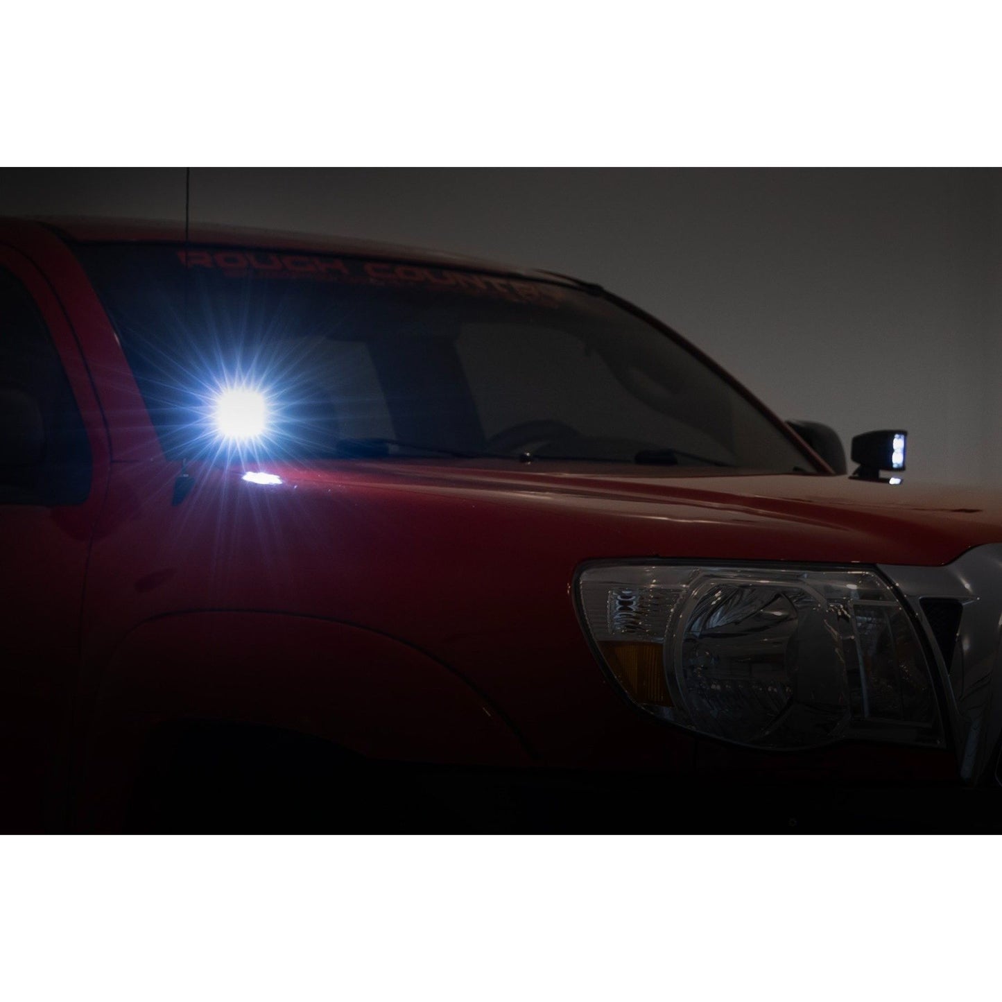 ROUGH COUNTRY LED Light Kit | Ditch Mount |  3" OSRAM | Wide | Toyota Tacoma 2WD/4WD (05-15) | 71091