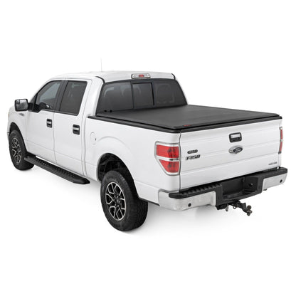 ROUGH COUNTRY Soft Roll Up Bed Cover | 5'7" Bed | Ford F-150 2WD/4WD (2009-2014) | 42509550
