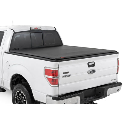 ROUGH COUNTRY Soft Roll Up Bed Cover | 5'7" Bed | Ford F-150 2WD/4WD (2009-2014) | 42509550