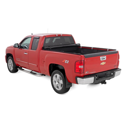 ROUGH COUNTRY Soft Roll Up Bed Cover | 6'7" Bed | Chevy/GMC 1500/2500HD/3500HD (07-14) | 42207650