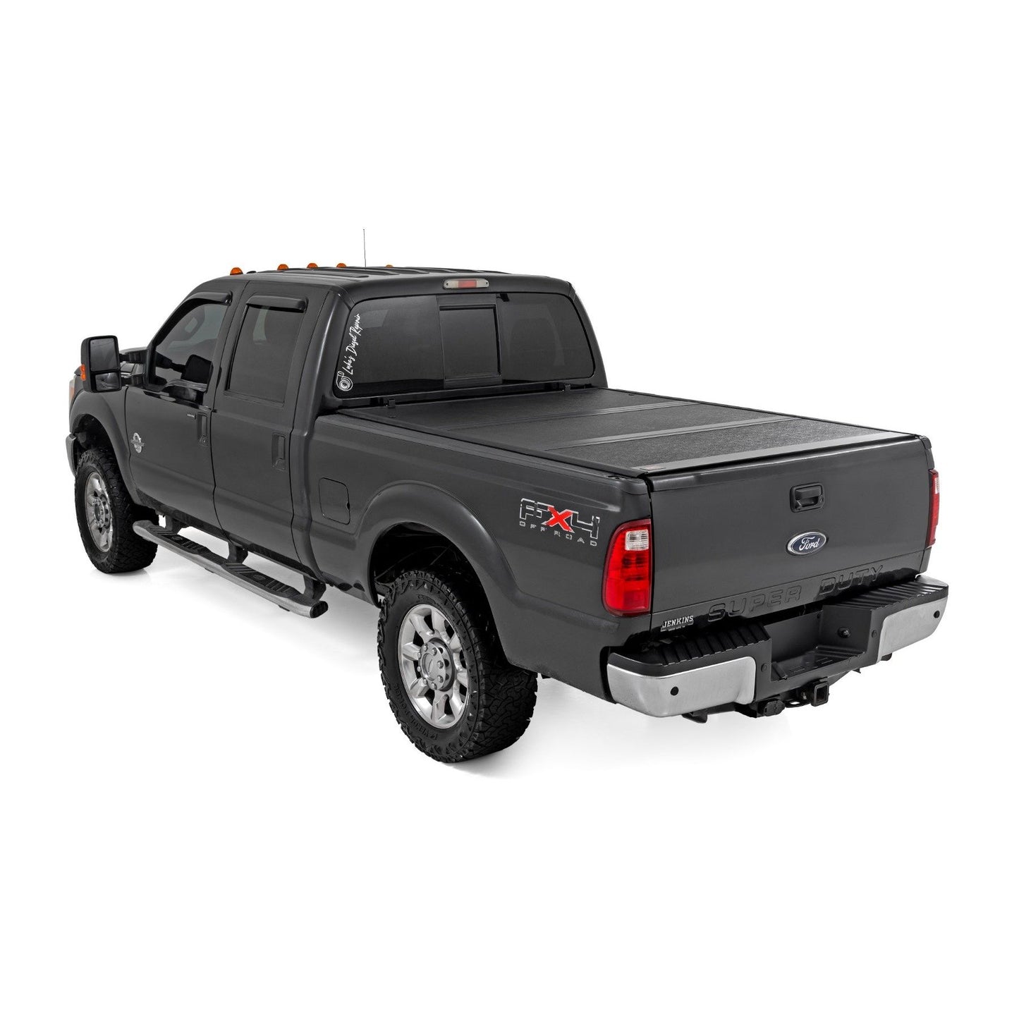ROUGH COUNTRY Hard Low Profile Bed Cover | 6'10" Bed | Ford F-250/F-350 Super Duty (99-16) | 47214651B