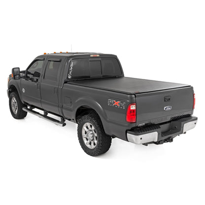 ROUGH COUNTRY Soft Roll Up Bed Cover | 6'10" Bed | Ford F-250/F-350 Super Duty (99-16) | 42599650