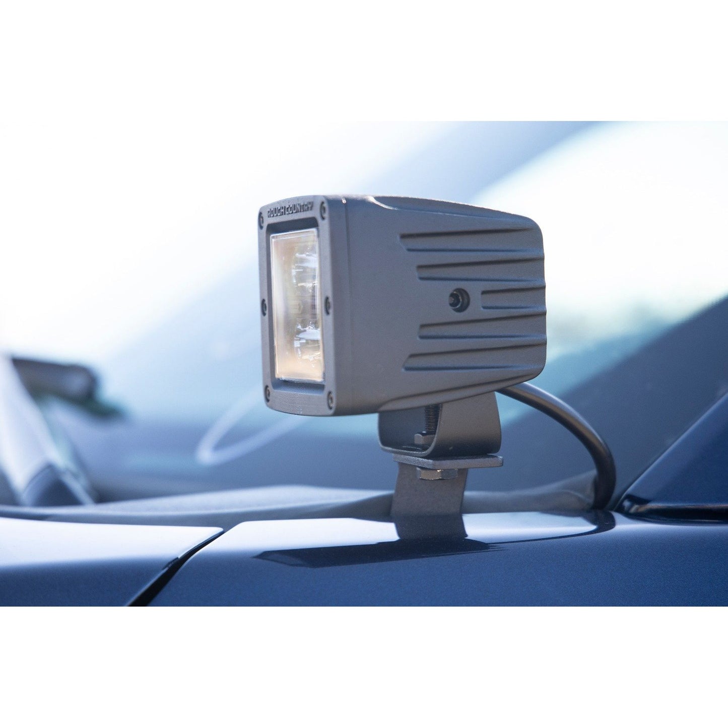 ROUGH COUNTRY LED Light Kit | Ditch Mount | 2" Black Pair | Spot | Ford F-150 (15-25)/F-150 Lightning (22-25)  | 71028