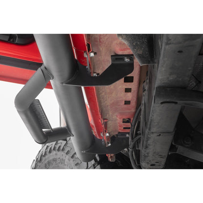 ROUGH COUNTRY Nerf Steps | Cab Length | Crew Cab | Jeep Gladiator JT 4WD (2020-2025) | RCJ1980TB