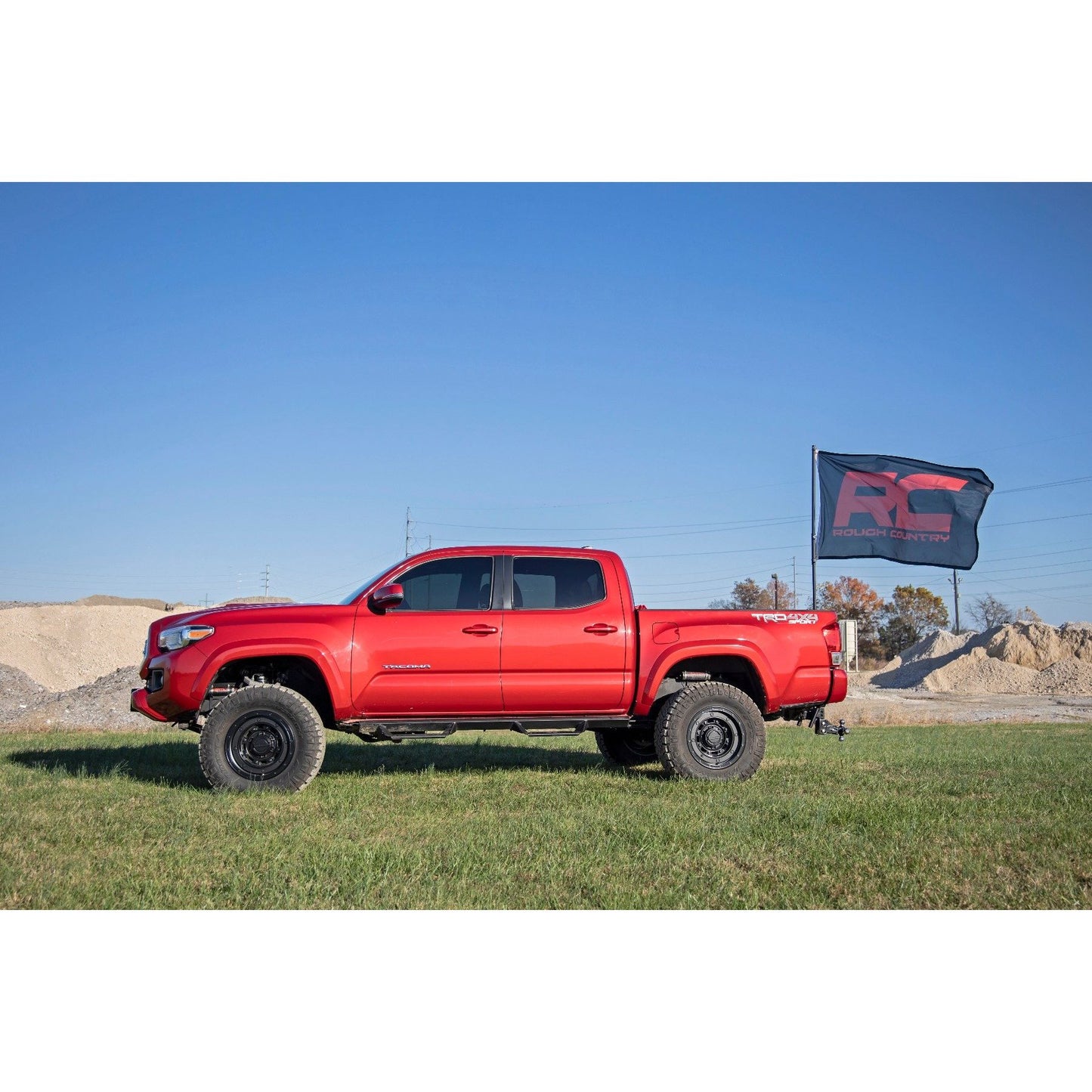 ROUGH COUNTRY Flag Pole Holder | Bed Rail | 117501