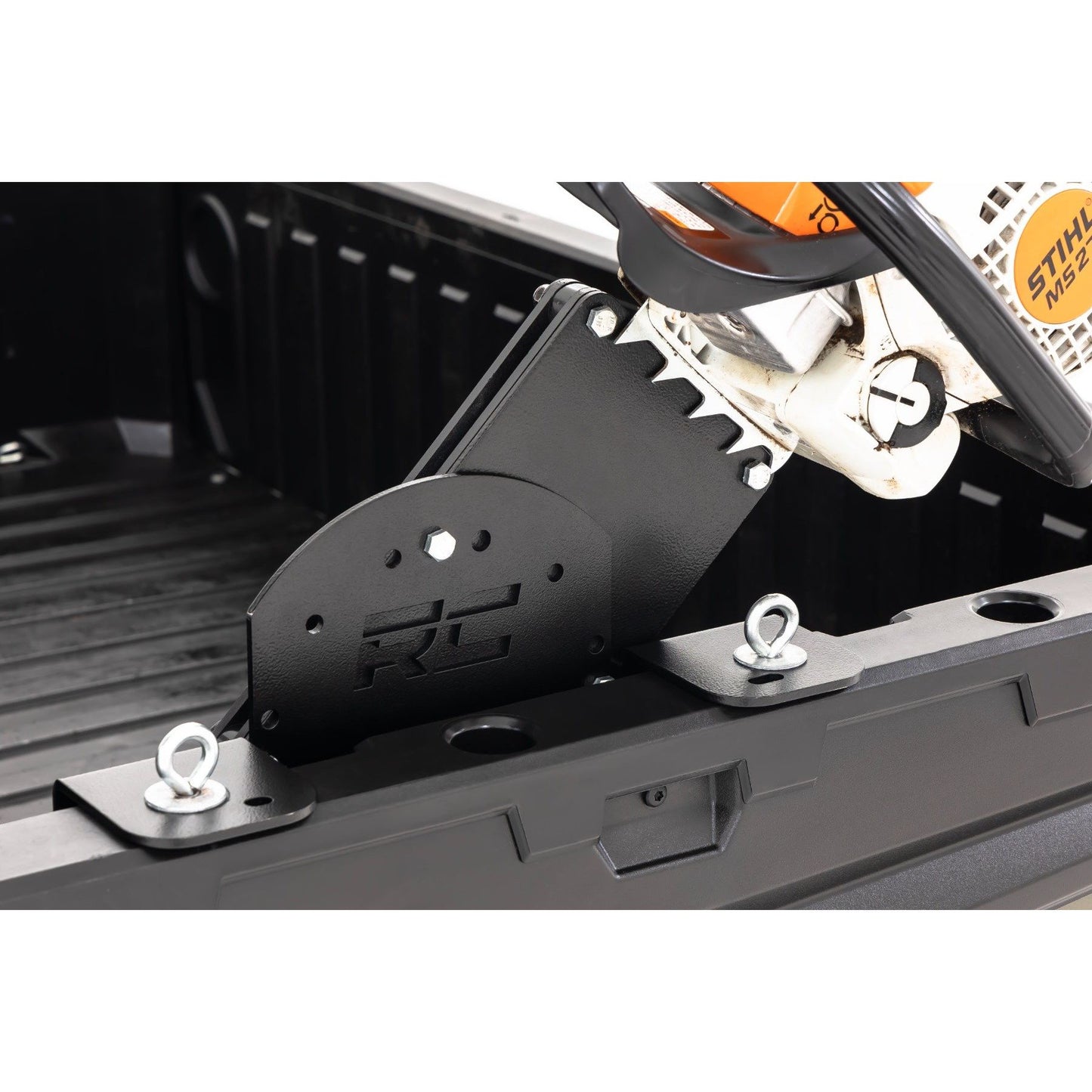 ROUGH COUNTRY Chainsaw Carrier | Bed Side Mount | Multiple Makes & Models (Polaris/Can-Am) | 93195