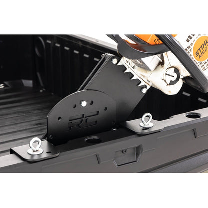 ROUGH COUNTRY Chainsaw Carrier | Bed Side Mount | Multiple Makes & Models (Polaris/Can-Am) | 93195