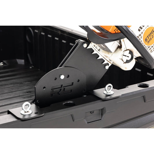 ROUGH COUNTRY Chainsaw Carrier | Bed Side Mount | Multiple Makes & Models (Polaris/Can-Am) | 93195
