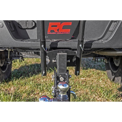 ROUGH COUNTRY Flag Pole Holder | Dual | 2 Inch Hitch | w/ Flag Poles | 117504