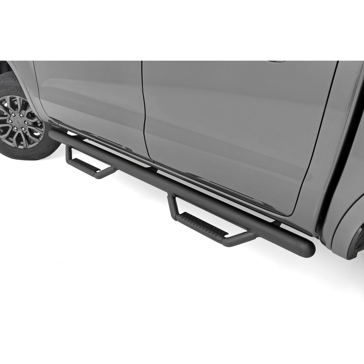 ROUGH COUNTRY Nerf Steps | Cab Length | Crew Cab | Ford Ranger 2WD/4WD (2019-2025) | RCF1981CCB