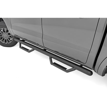 ROUGH COUNTRY Nerf Steps | Cab Length | Crew Cab | Ford Ranger 2WD/4WD (2019-2025) | RCF1981CCB