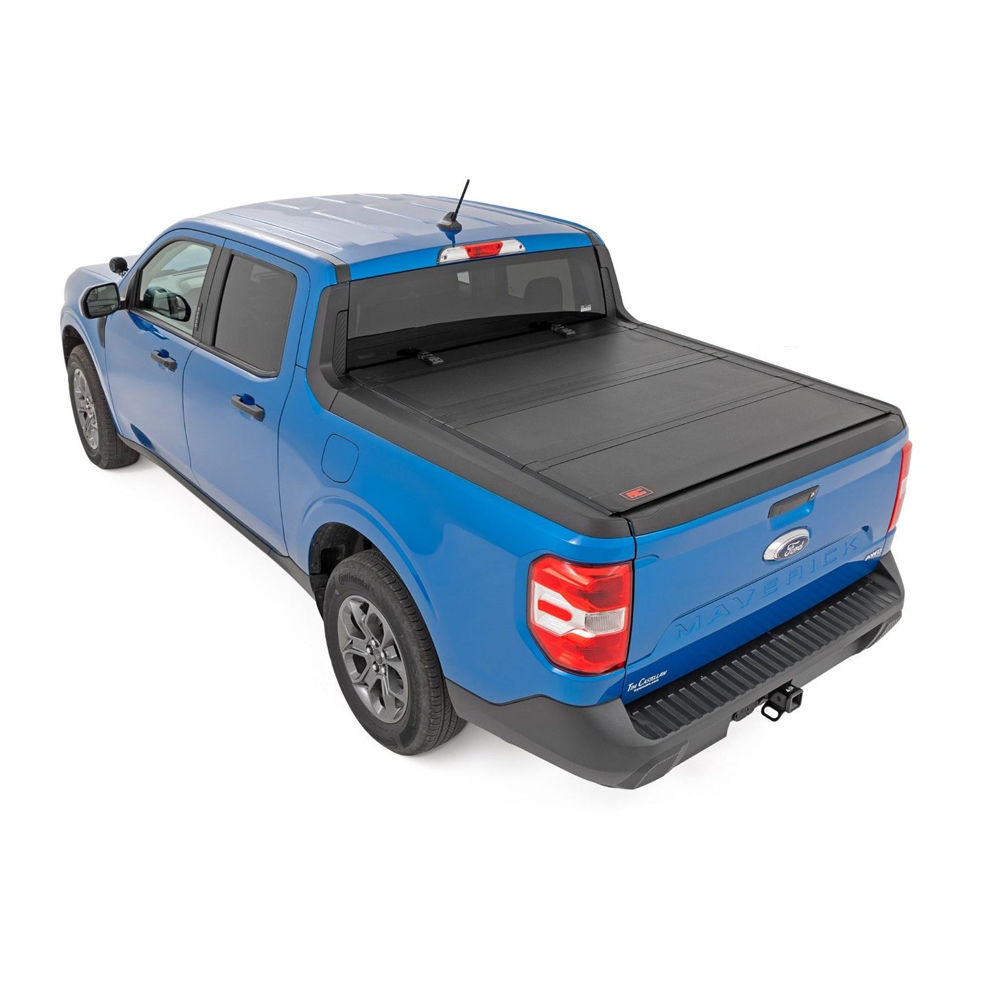 ROUGH COUNTRY Hard Tri-Fold Flip Up Bed Cover | 4'6" Bed | Ford Maverick 2WD/4WD (22-25) | 49254500
