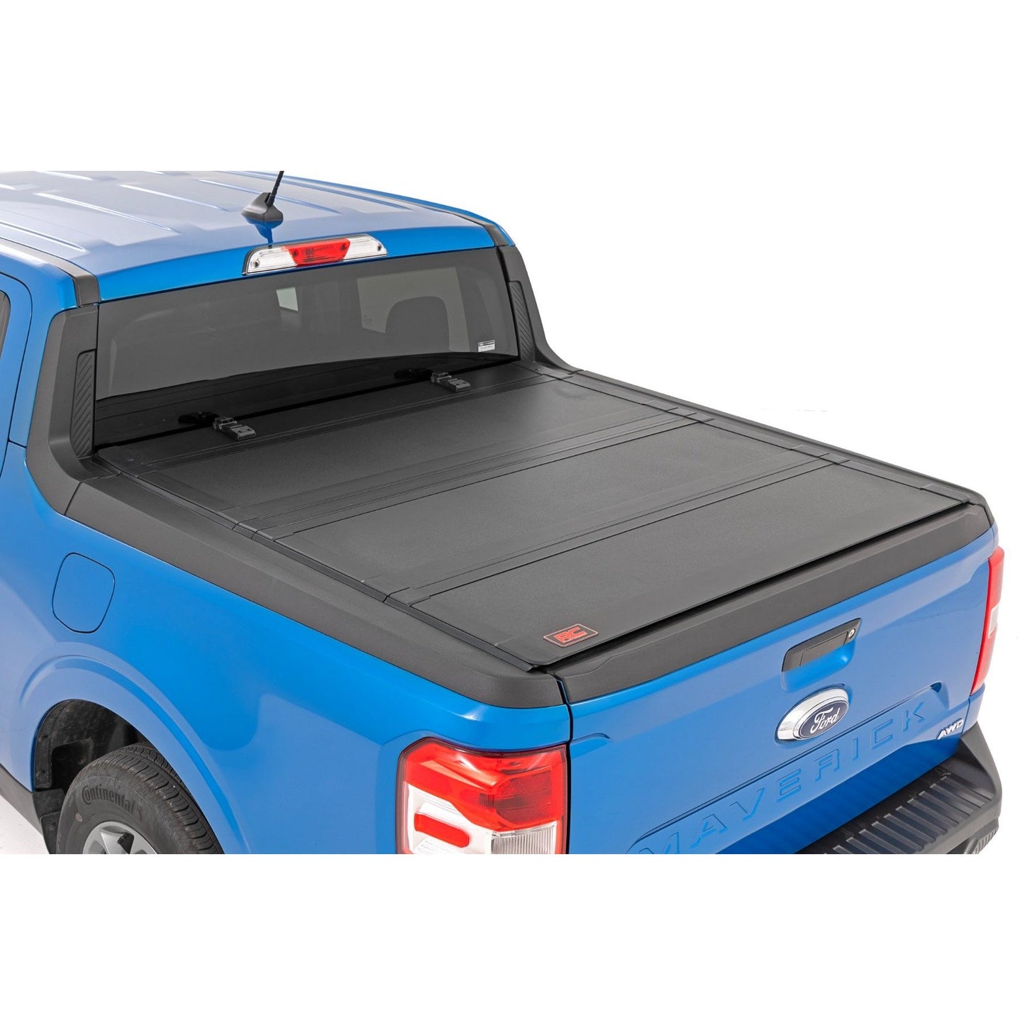 ROUGH COUNTRY Hard Tri-Fold Flip Up Bed Cover | 4'6" Bed | Ford Maverick 2WD/4WD (22-25) | 49254500