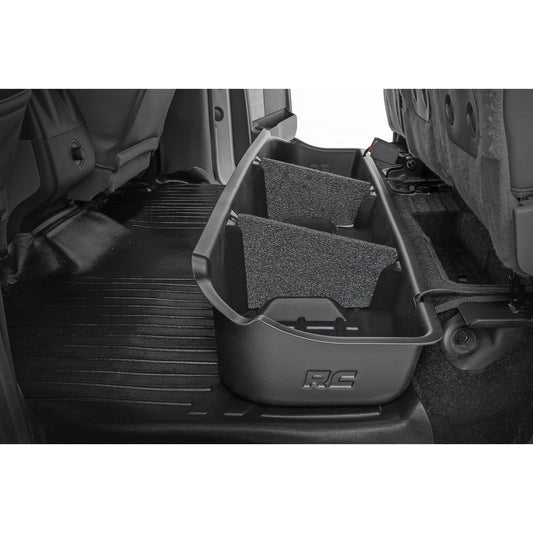 ROUGH COUNTRY Under Seat Storage | Crew Cab | Ford F-150 2WD/4WD (2009-2014) | RC09241
