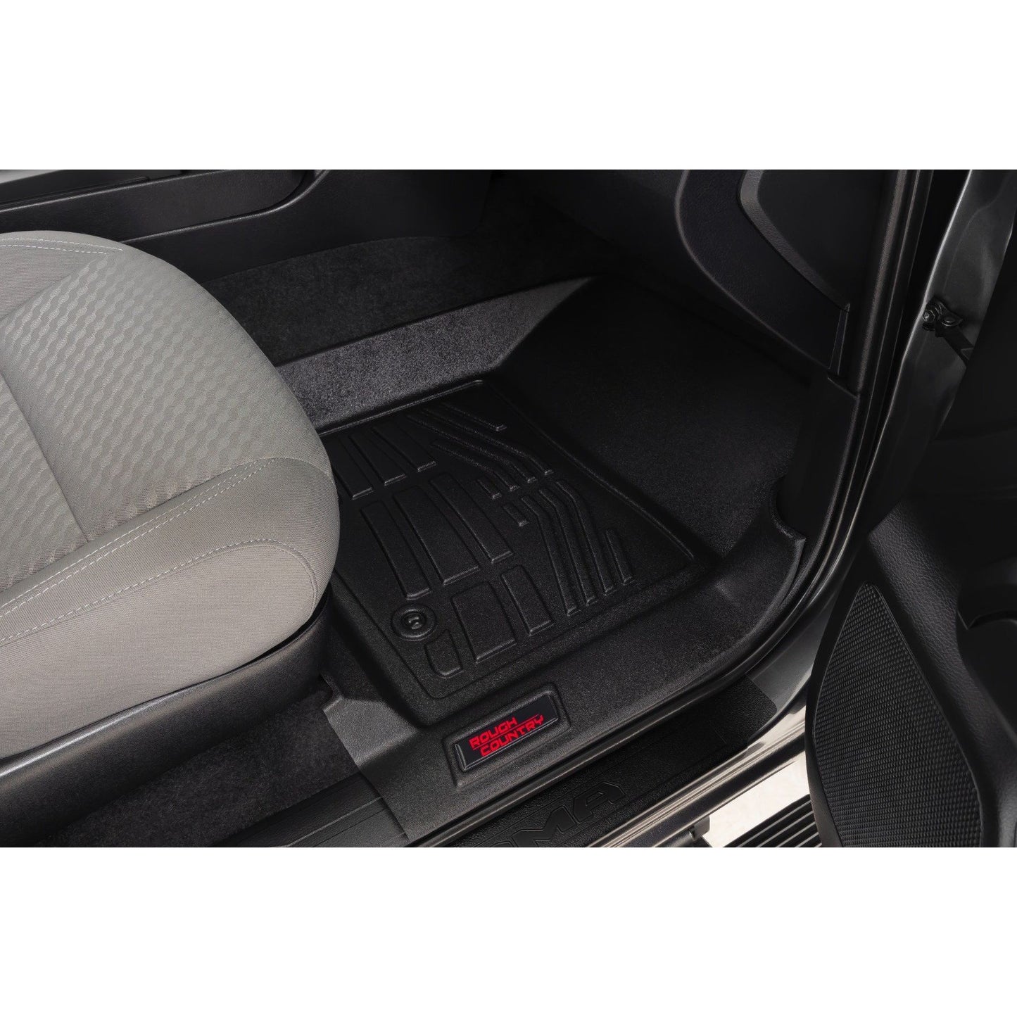 ROUGH COUNTRY Sure-Fit Floor Mats | Front | Toyota Tacoma 2WD/4WD (2016-2023) | SM7121