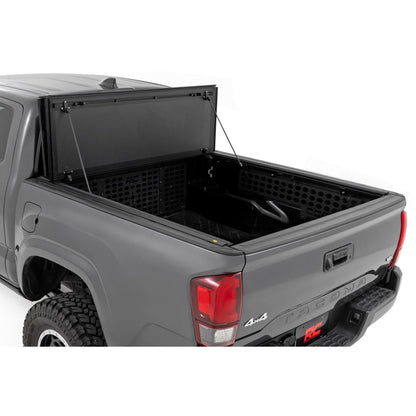 ROUGH COUNTRY Hard Tri-Fold Flip Up Bed Cover | 5' Bed | Toyota Tacoma 2WD/4WD (2005-2015) | 49415500