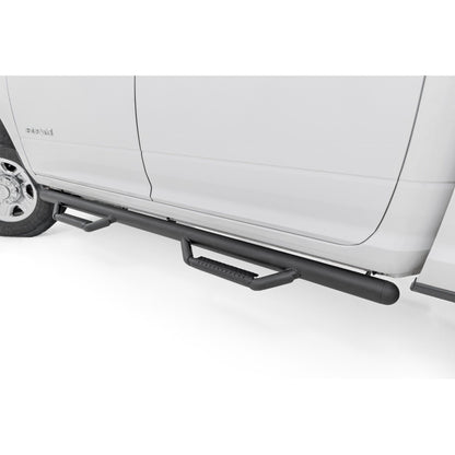 ROUGH COUNTRY Nerf Steps | Cab Length | Crew Cab | SRW | Ram 1500/2500/3500 2WD/4WD (10-25 & Classic) | RCD2080CCB