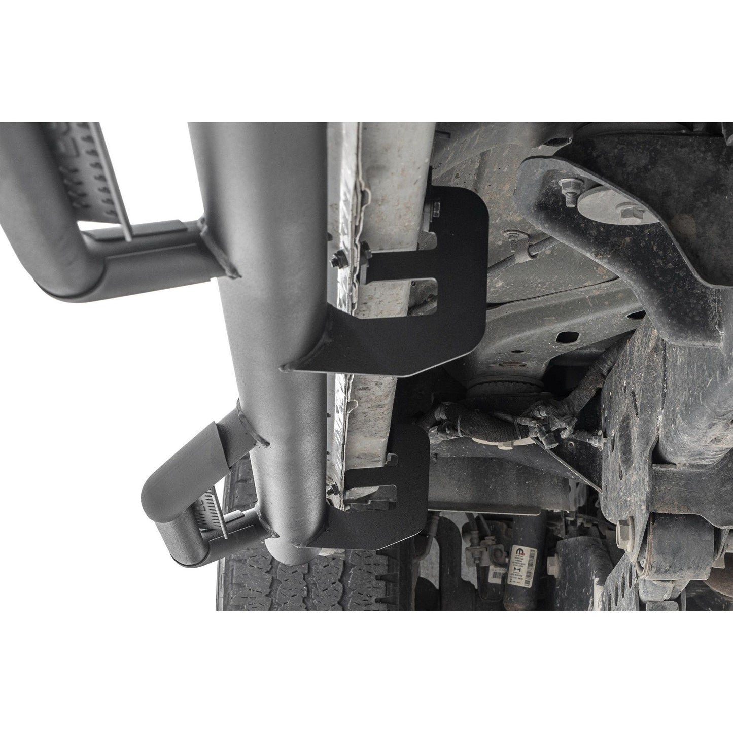ROUGH COUNTRY Nerf Steps | Cab Length | Crew Cab | SRW | Ram 1500/2500/3500 2WD/4WD (10-25 & Classic) | RCD2080CCB
