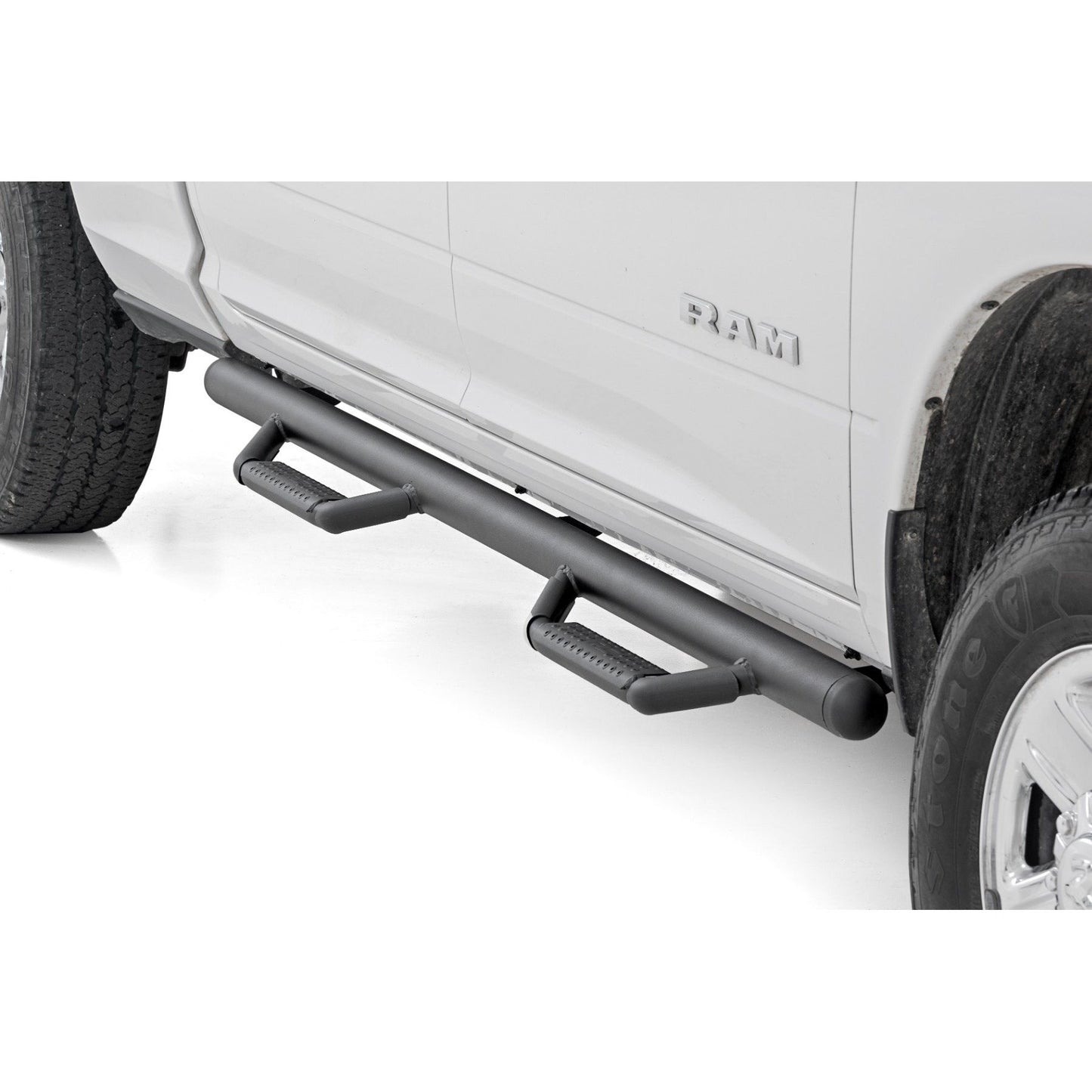ROUGH COUNTRY Nerf Steps | Cab Length | Crew Cab | SRW | Ram 1500/2500/3500 2WD/4WD (10-25 & Classic) | RCD2080CCB