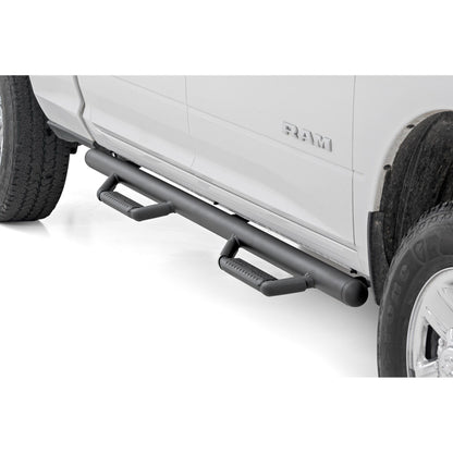 ROUGH COUNTRY Nerf Steps | Cab Length | Crew Cab | SRW | Ram 1500/2500/3500 2WD/4WD (10-25 & Classic) | RCD2080CCB