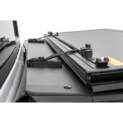 ROUGH COUNTRY Hard Tri-Fold Flip Up Bed Cover | 5'7" | Toyota Tundra 2WD/4WD (2022-2025) | 49514551
