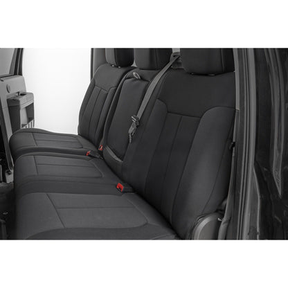 ROUGH COUNTRY Seat Covers | Front and Rear | Ford F-250/F-350 Super Duty 2WD/4WD (11-16) | 91055