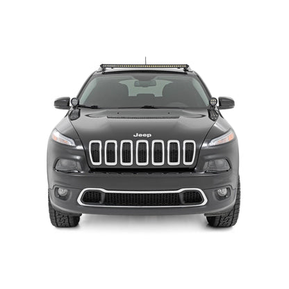ROUGH COUNTRY LED Light Kit | Roof Mount | 40" Black Single Row | Jeep Cherokee KL (14-23) | 70086