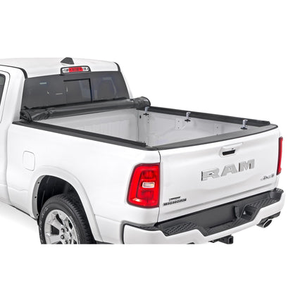 ROUGH COUNTRY Soft Roll Up Bed Cover | 6'4" Bed | Ram 1500 (19-25)/1500 TRX (21-24)  | 42309650
