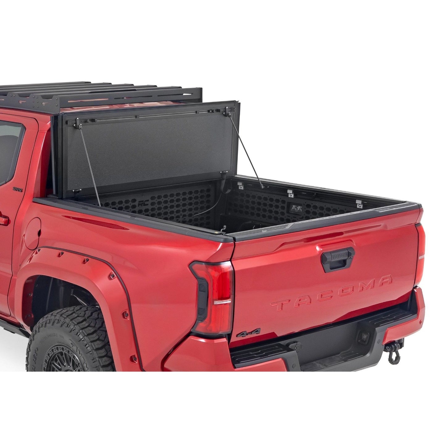 ROUGH COUNTRY Hard Tri-Fold Flip Up Bed Cover | 5' Bed | Toyota Tacoma 2WD/4WD (2024-2025) | 49415551