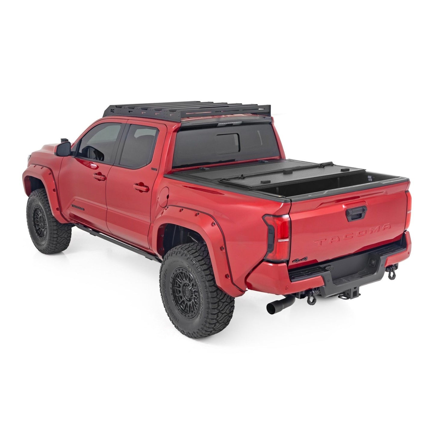 ROUGH COUNTRY Hard Tri-Fold Flip Up Bed Cover | 5' Bed | Toyota Tacoma 2WD/4WD (2024-2025) | 49415551