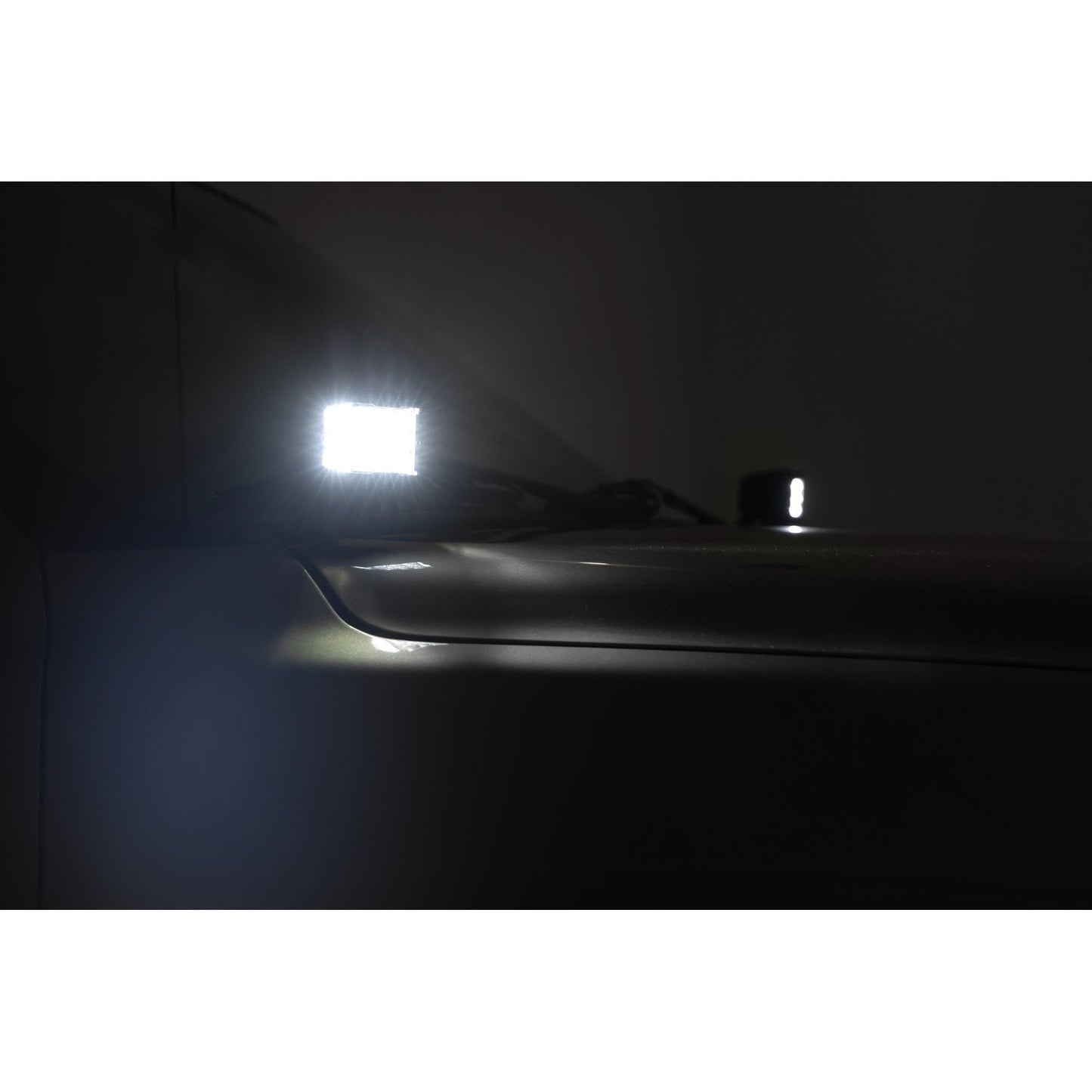 ROUGH COUNTRY LED Light Kit | Ditch Mount | 2" Black Pair | White DRL | Chevy Silverado 1500 (99-06) | 82284