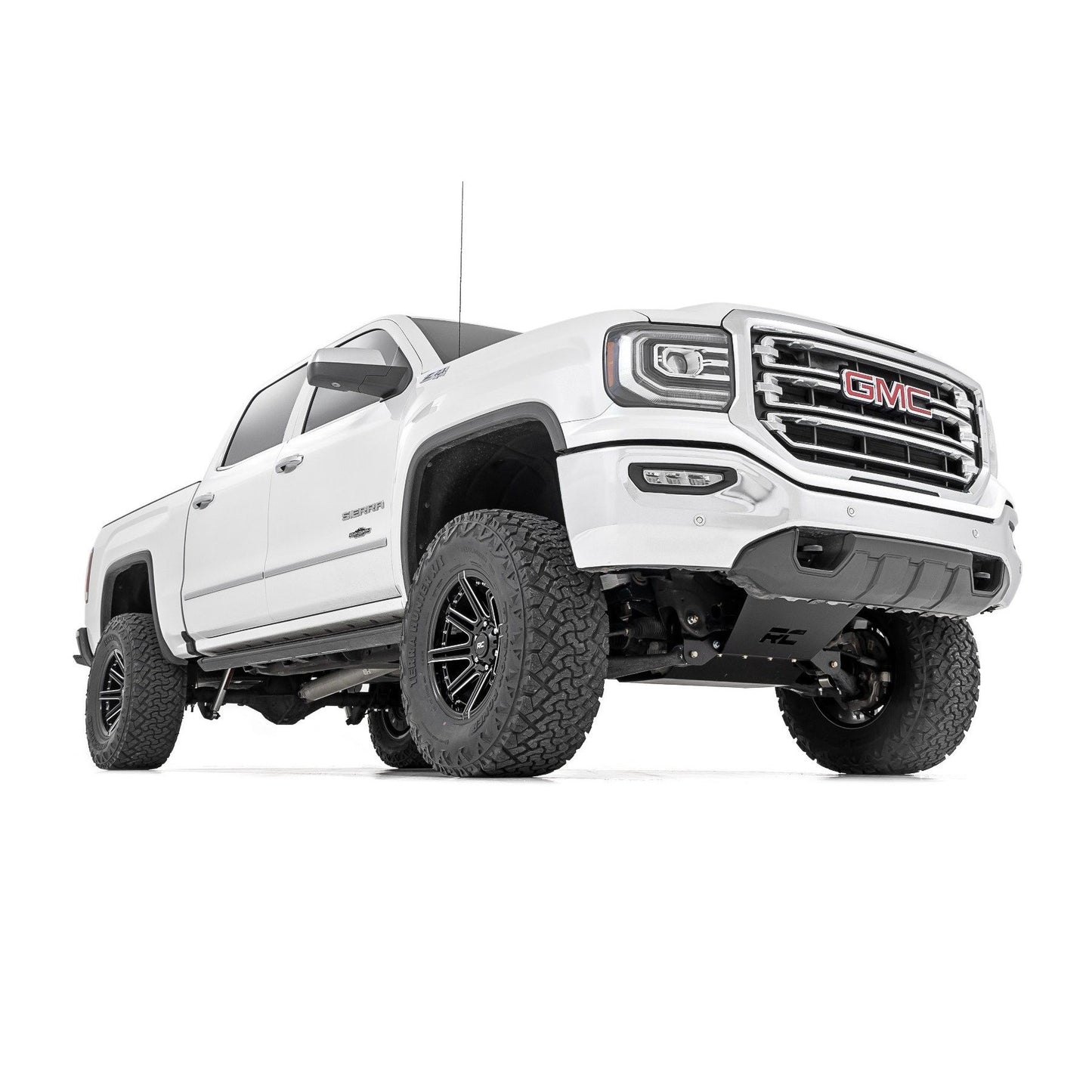 ROUGH COUNTRY 7 Inch Stamped Steel LCA Lift Kit | Forged UCA | Bracket | M1 Struts/M1 | Chevy/GMC 1500 (16-18) | 11640