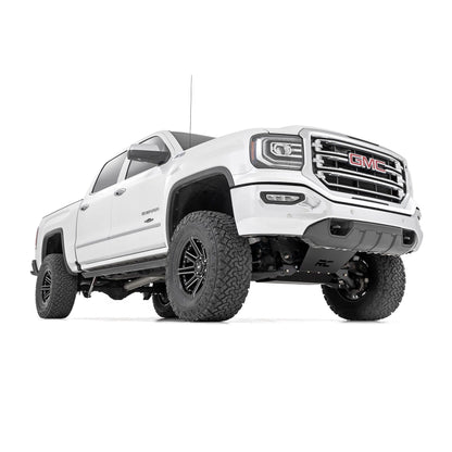 ROUGH COUNTRY 7 Inch Stamped Steel LCA Lift Kit | Forged UCA | Bracket | M1 Struts/M1 | Chevy/GMC 1500 (16-18) | 11640