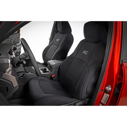 ROUGH COUNTRY Seat Covers | FR & RR | Double Cab | Toyota Tacoma 2WD/4WD (2024-2025) | 91062