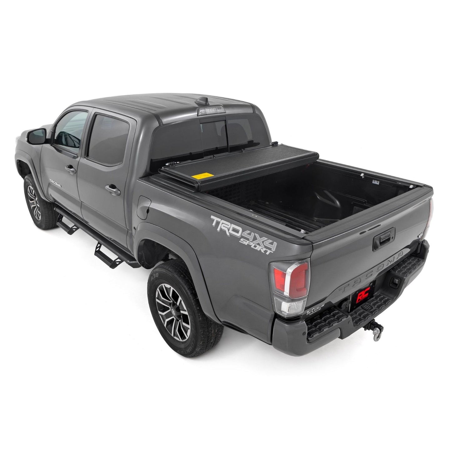 ROUGH COUNTRY Hard Low Profile Bed Cover | 5' Bed | Toyota Tacoma 2WD/4WD (2016-2023) | 47420500B