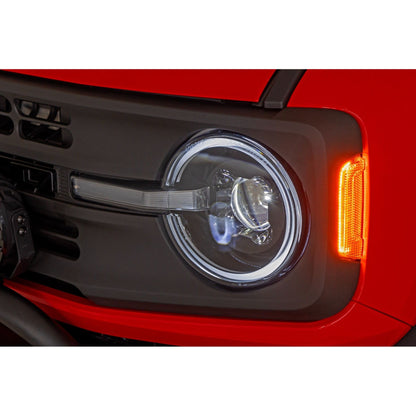 ROUGH COUNTRY DRL Halo LED Headlights | DOT Approved | Ford Bronco 4WD (2021-2025) | RCH5500