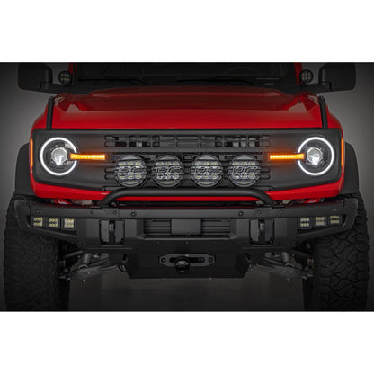 ROUGH COUNTRY DRL Halo LED Headlights | DOT Approved | Ford Bronco 4WD (2021-2025) | RCH5500