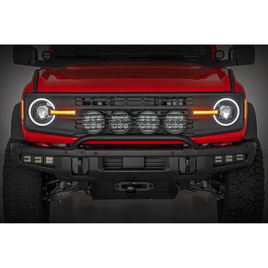 ROUGH COUNTRY DRL Halo LED Headlights | DOT Approved | Ford Bronco 4WD (2021-2025) | RCH5500