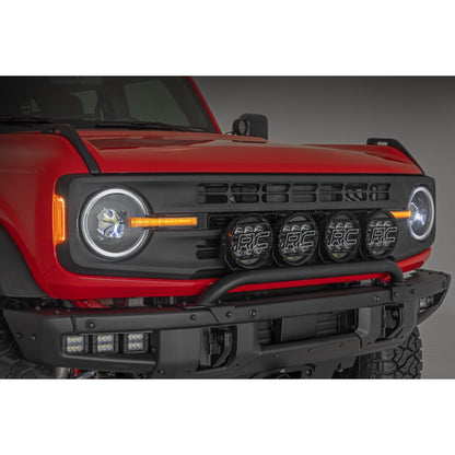 ROUGH COUNTRY DRL Halo LED Headlights | DOT Approved | Ford Bronco 4WD (2021-2025) | RCH5500