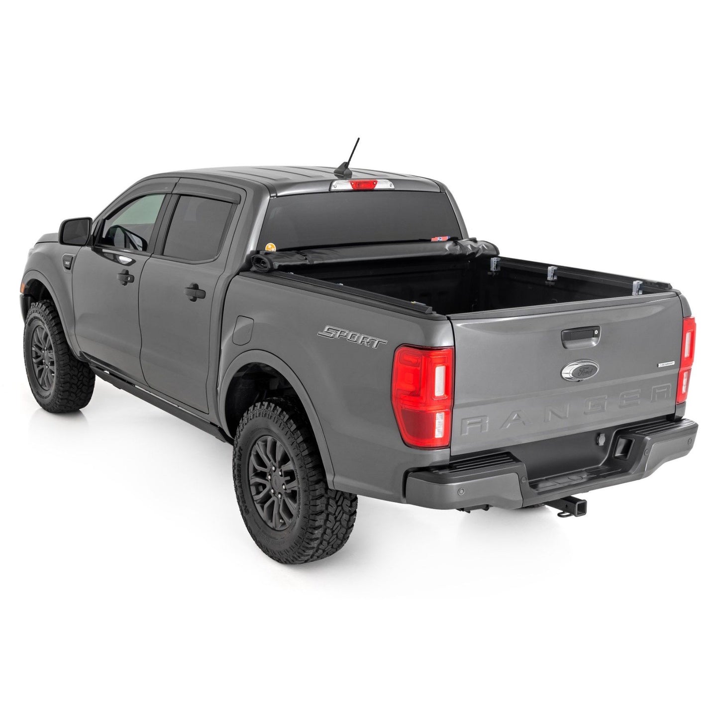 ROUGH COUNTRY Soft Roll Up Bed Cover | 5' Bed | Ford Ranger 2WD/4WD (2019-2023) | 42219500