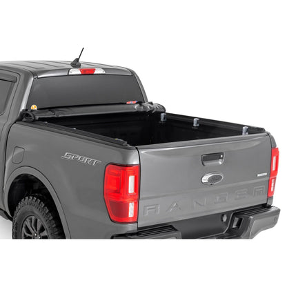 ROUGH COUNTRY Soft Roll Up Bed Cover | 5' Bed | Ford Ranger 2WD/4WD (2019-2023) | 42219500