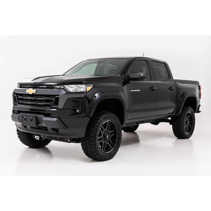 ROUGH COUNTRY | Pocket Fender Flares  GAE Snowdrift  Chevy Colorado 2WD/4WD (2023-2026) | F-C12311-GAE