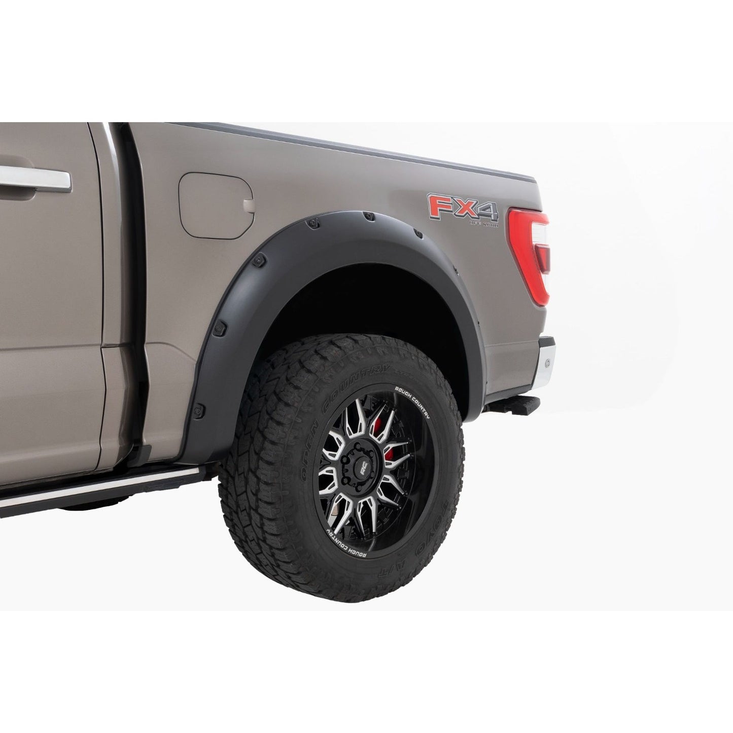 ROUGH COUNTRY | Pocket Fender Flares  LJ Darkened Bronze  Ford F-150 2WD/4WD (2021-2026) | F-F20911B-LJ