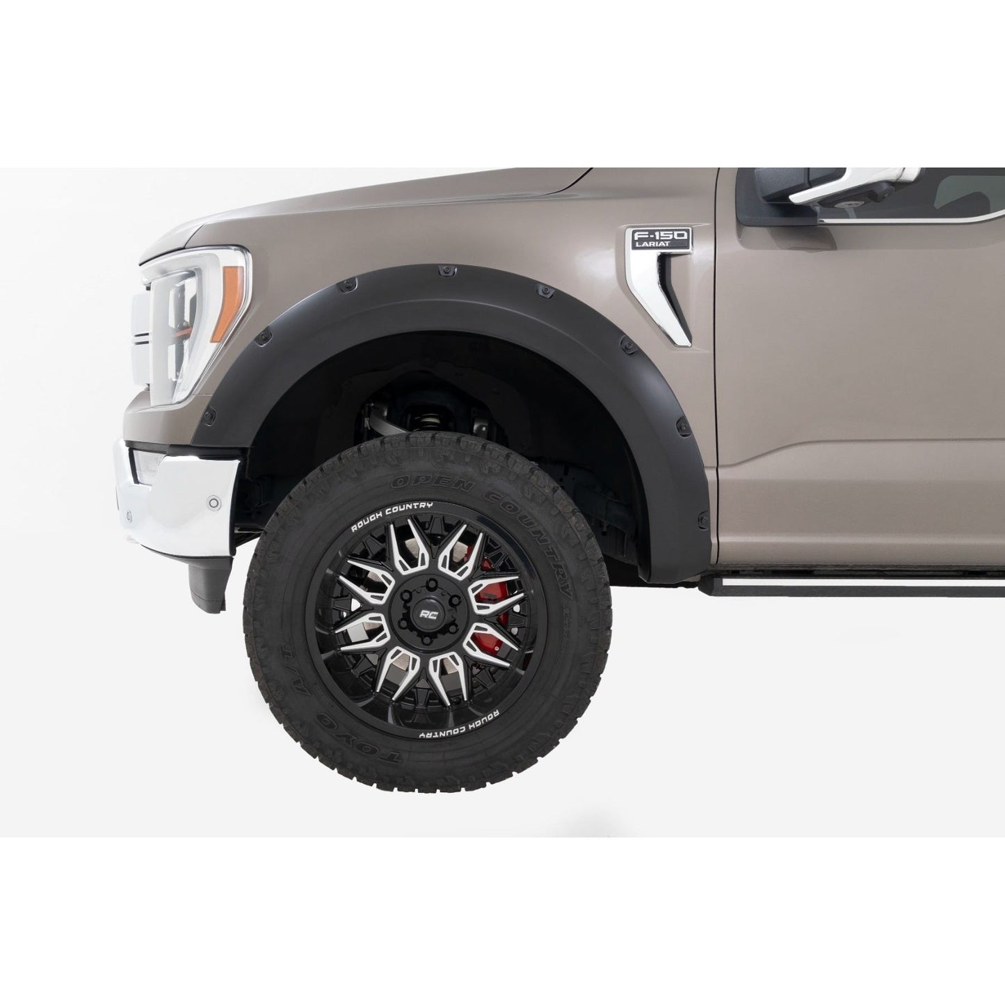 ROUGH COUNTRY | Pocket Fender Flares  LJ Darkened Bronze  Ford F-150 2WD/4WD (2021-2026) | F-F20911B-LJ